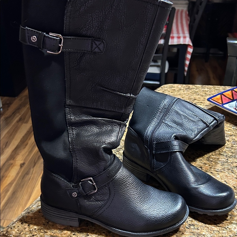 Earth Origins Black Over the Knee Boots- worn 2 times (size 8 wide)